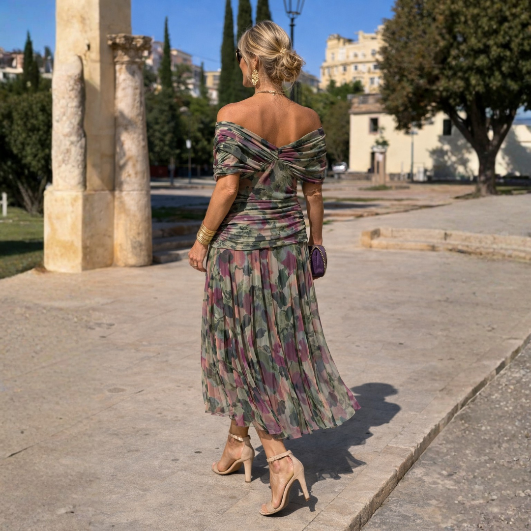 Malou | Off Shoulder Maxi Kjole