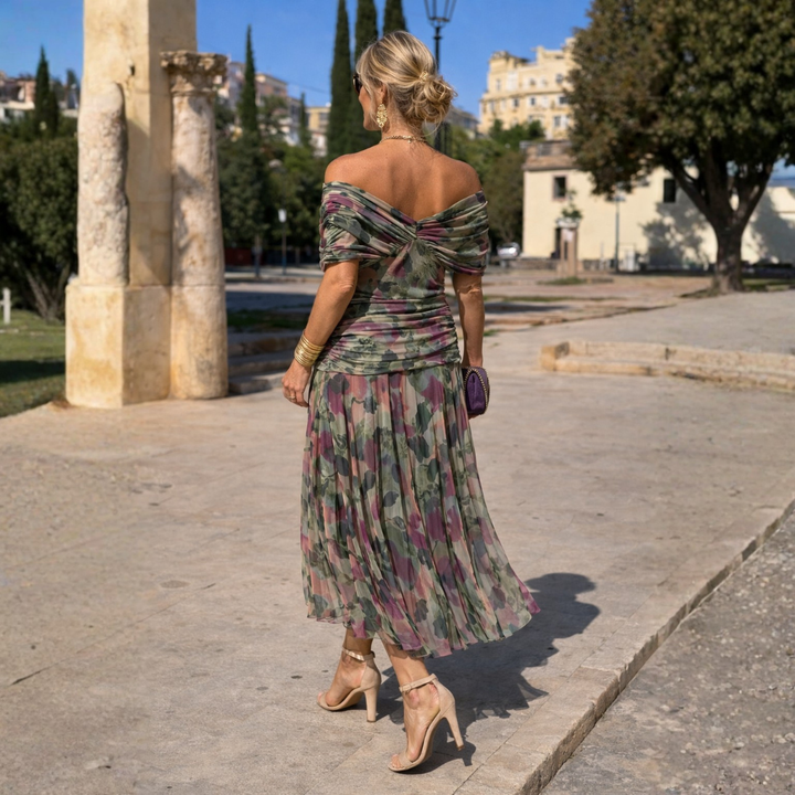 Malou | Off Shoulder Maxi Kjole
