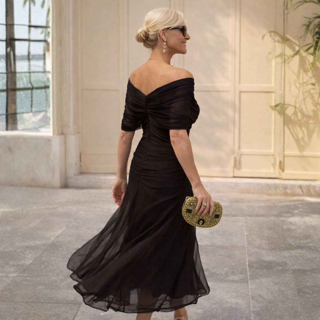 Malou | Off Shoulder Maxi Kjole