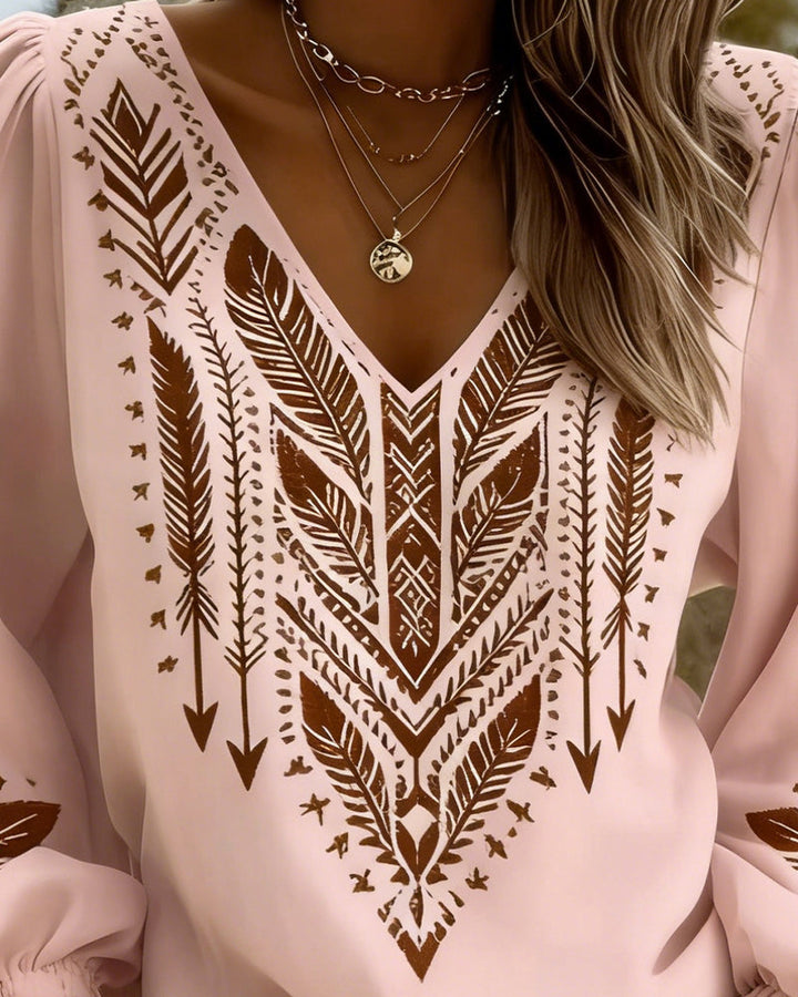 Sienna | Avslappet Boho Bluse