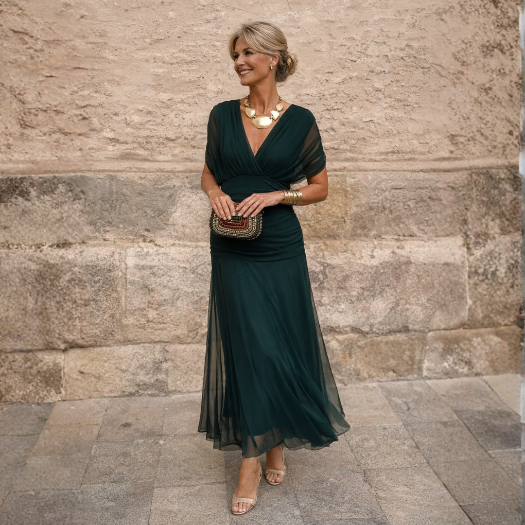 Malou | Off Shoulder Maxi Kjole