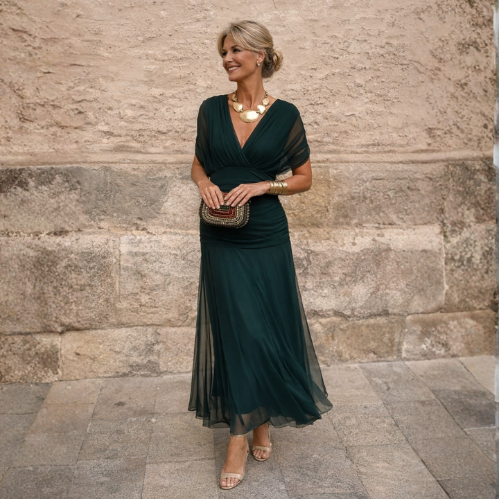 Malou | Off Shoulder Maxi Kjole