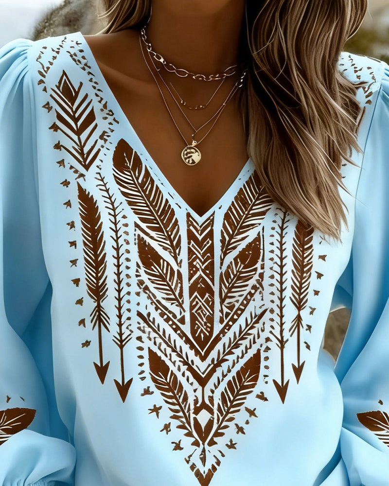 Sienna | Avslappet Boho Bluse
