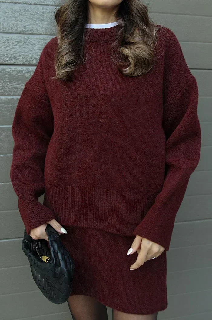 Linnea | Mykt Strikket Sett