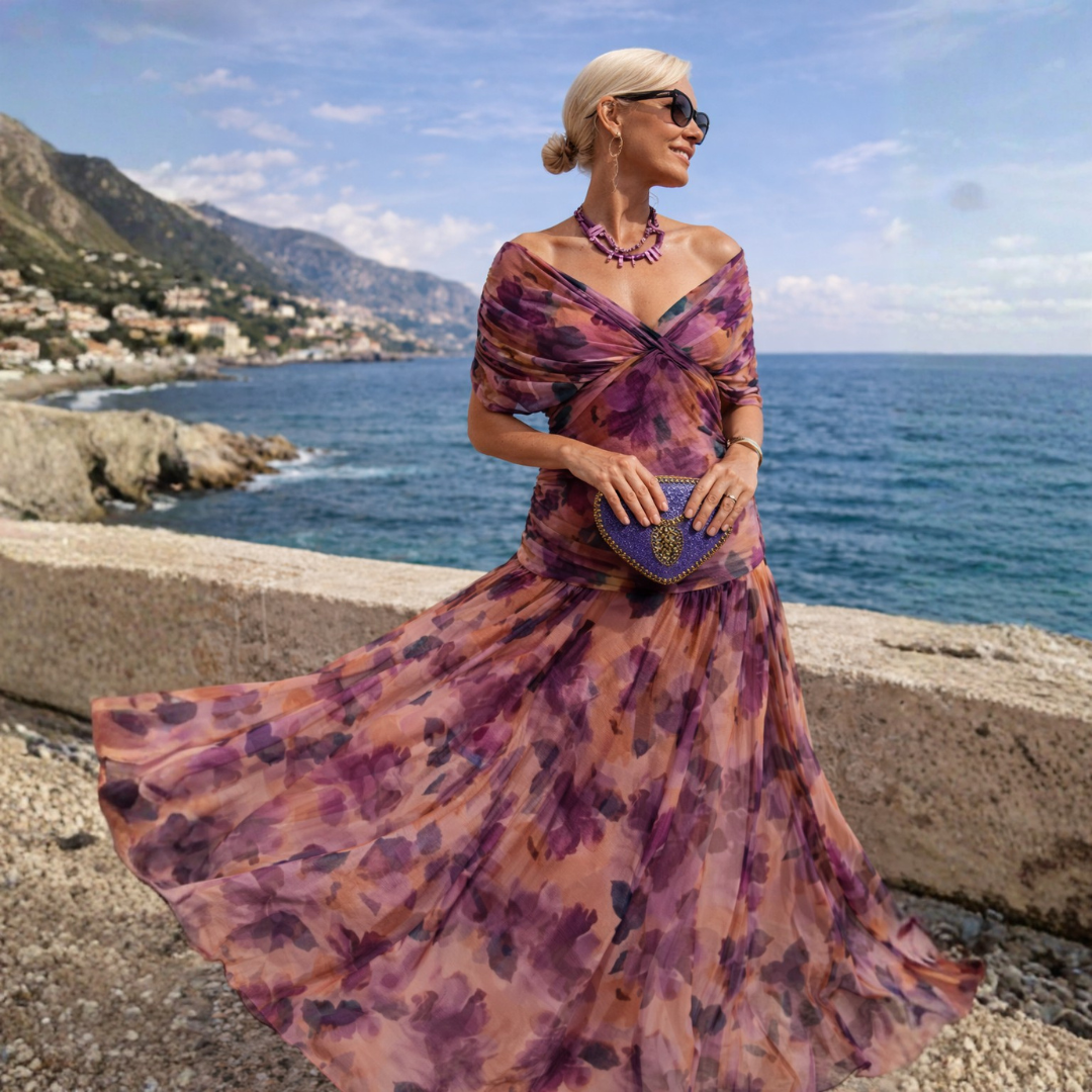 Malou | Off Shoulder Maxi Kjole