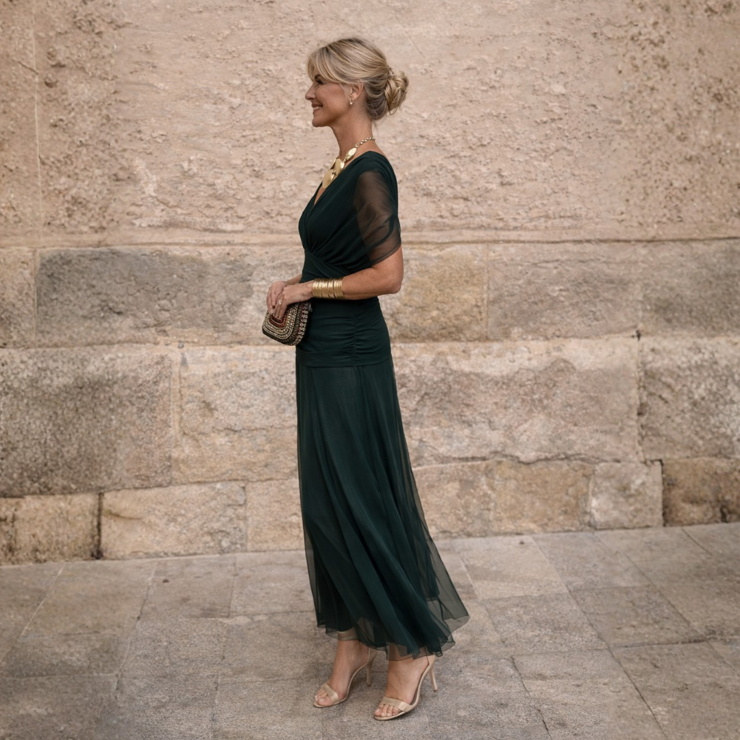 Malou | Off Shoulder Maxi Kjole