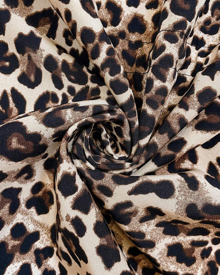 Gisela | Vendbar Hettekappa med Leopardmønster