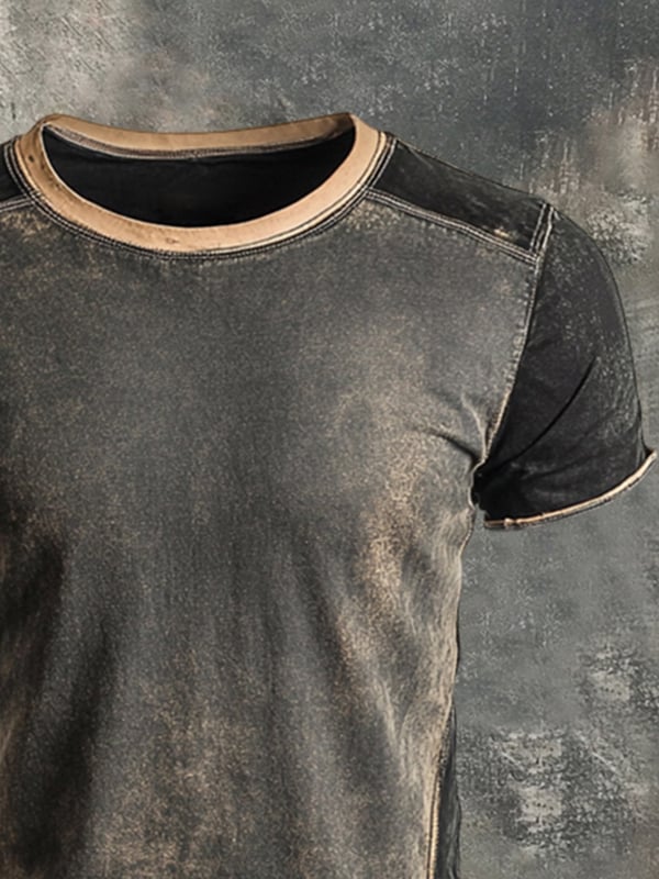 Henley | Top med fargeblokk design for menn