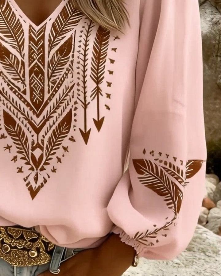 Sienna | Avslappet Boho Bluse