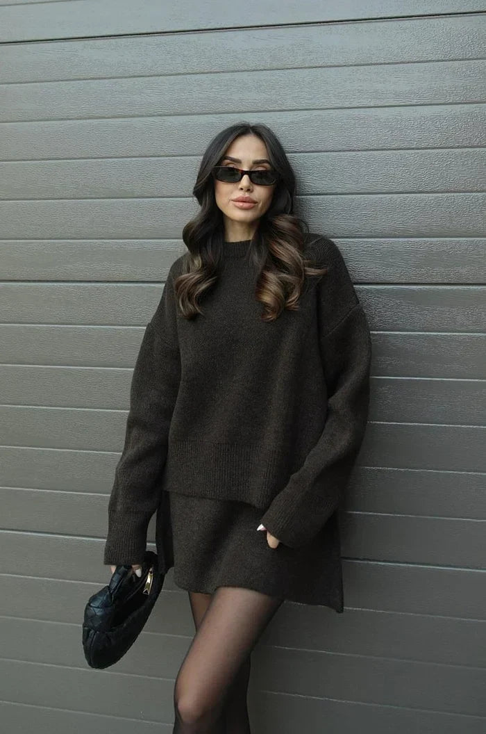 Linnea | Mykt Strikket Sett