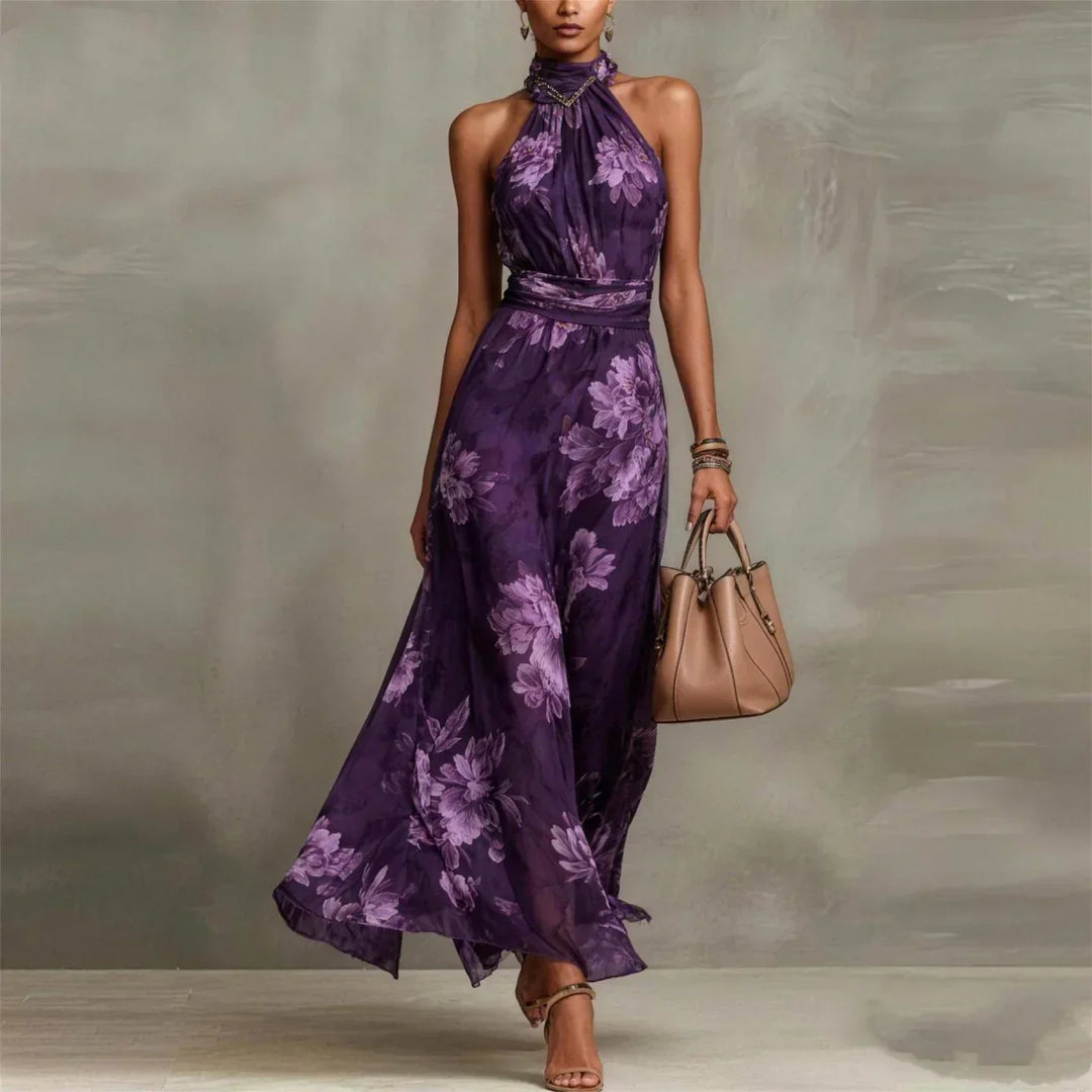 Lilly | Blomstrete Maxi Kjole