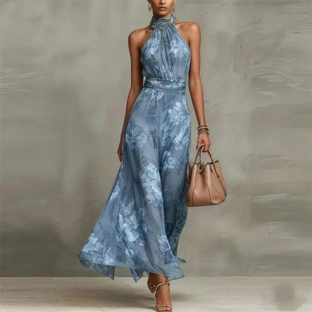 Lilly | Blomstrete Maxi Kjole