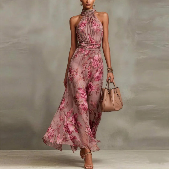 Lilly | Blomstrete Maxi Kjole