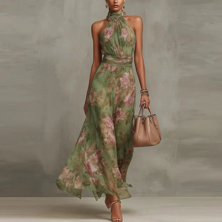 Lilly | Blomstrete Maxi Kjole