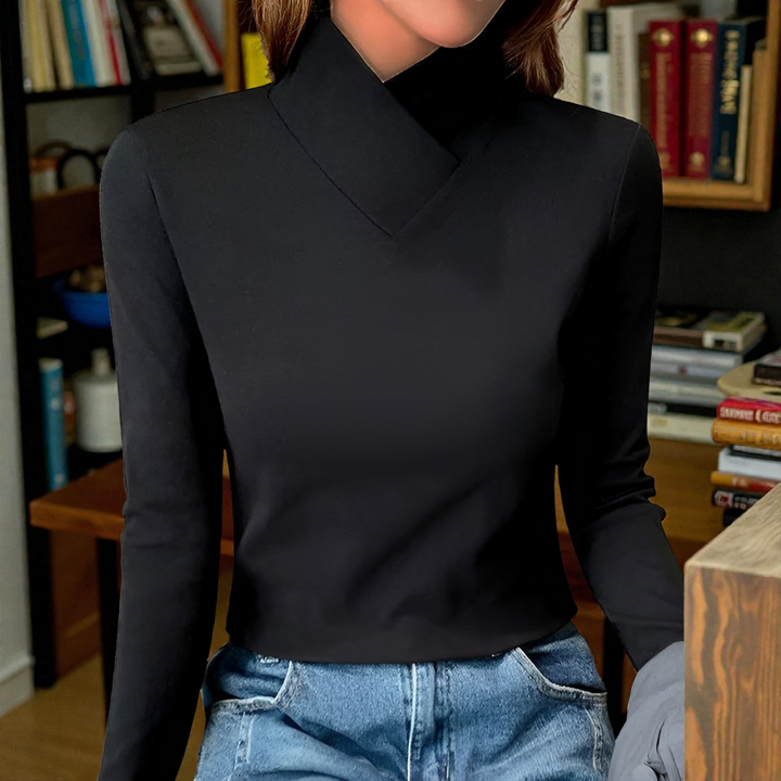 Wynona | Elegant Høyhalset Genser