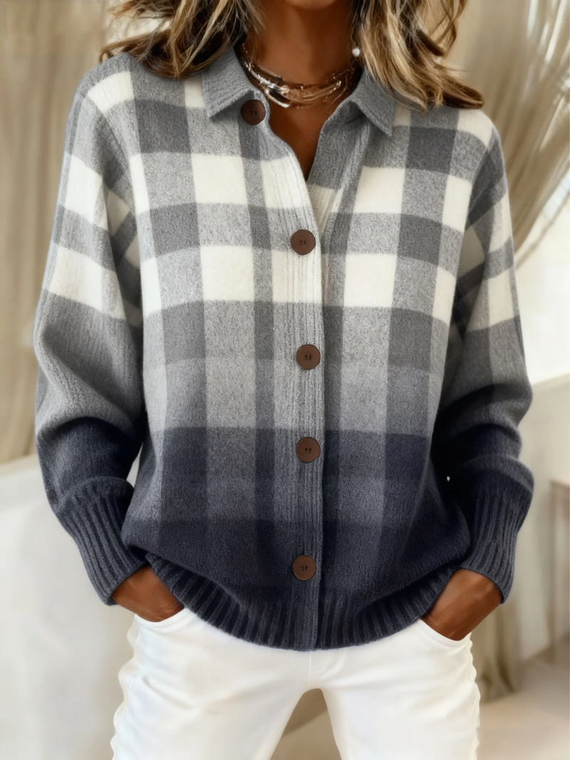 Agnes | Elegant Strikket Bluse