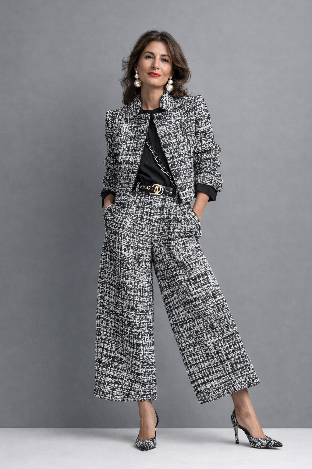 Marcella | Elegant sett bluse og bukser
