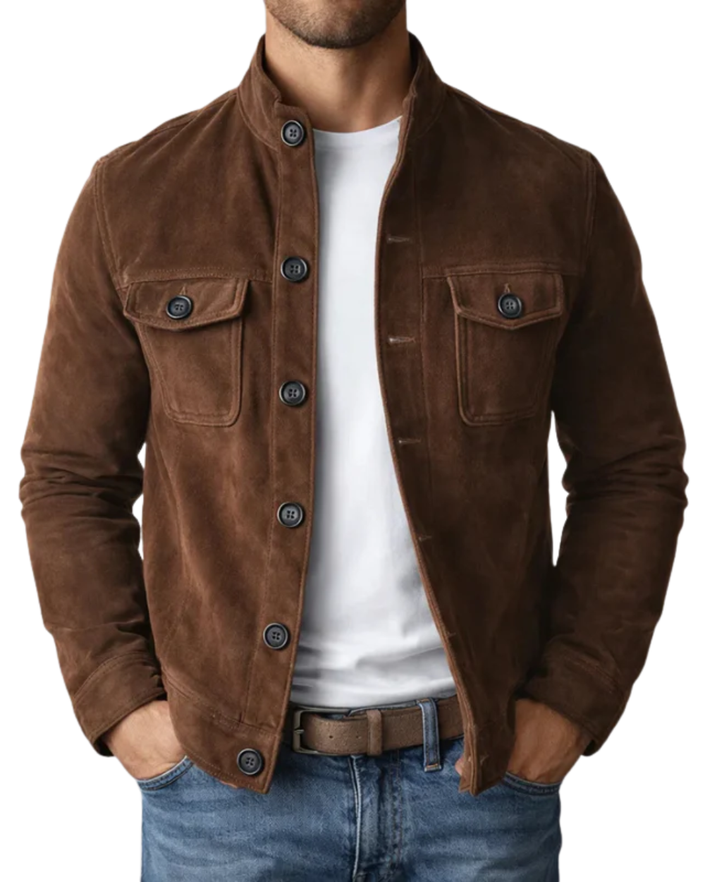 Terje | Premium Semsket Skinn Bomber