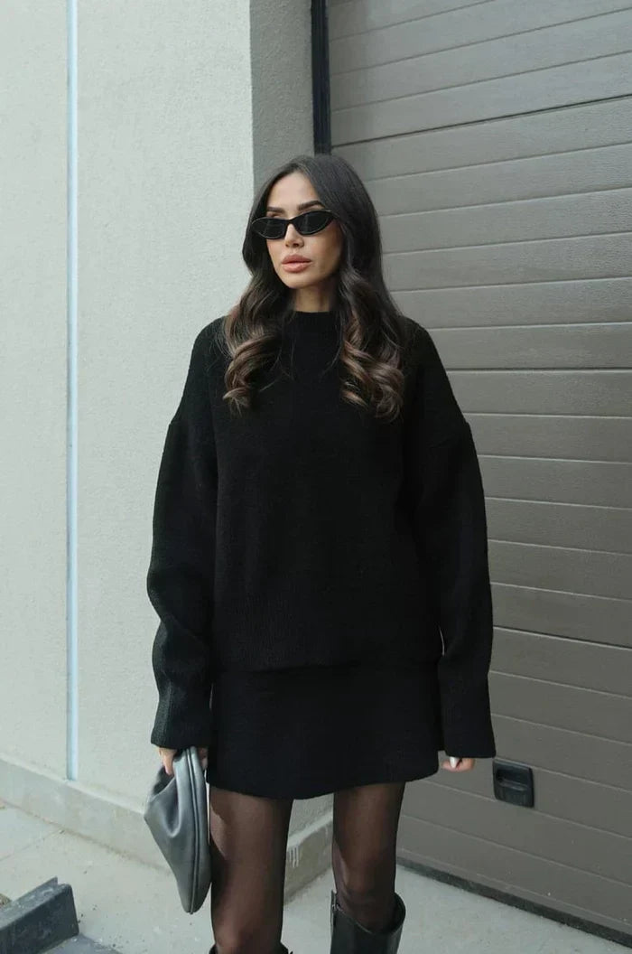 Linnea | Mykt Strikket Sett