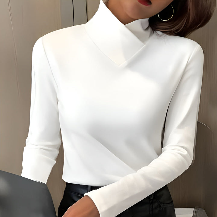 Wynona | Elegant Høyhalset Genser