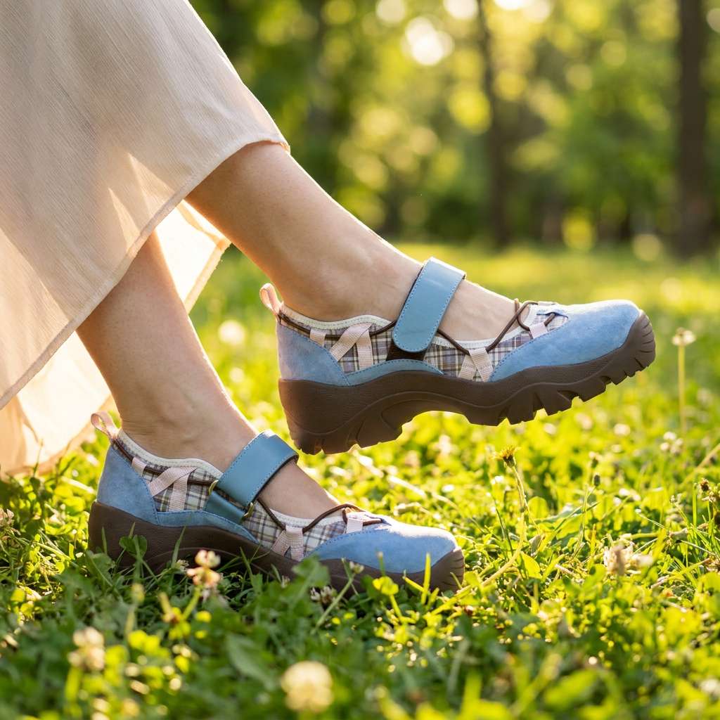 Vanessa | Komfortloafers med borrelås