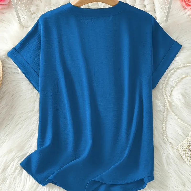 Livia | Luftig V-ringet Bluse